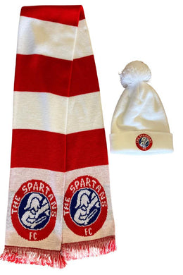 The Spartans NEW Scarf/Bobble Hat combo
