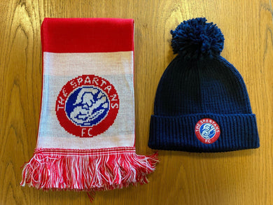 The Spartans Scarf/Bobble Hat combo