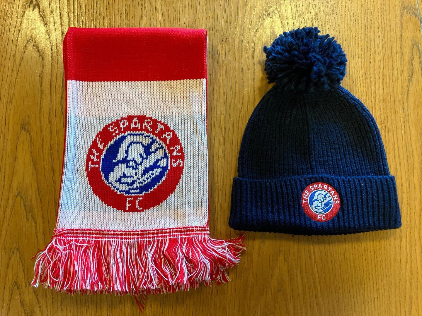 The Spartans Scarf/Bobble Hat combo