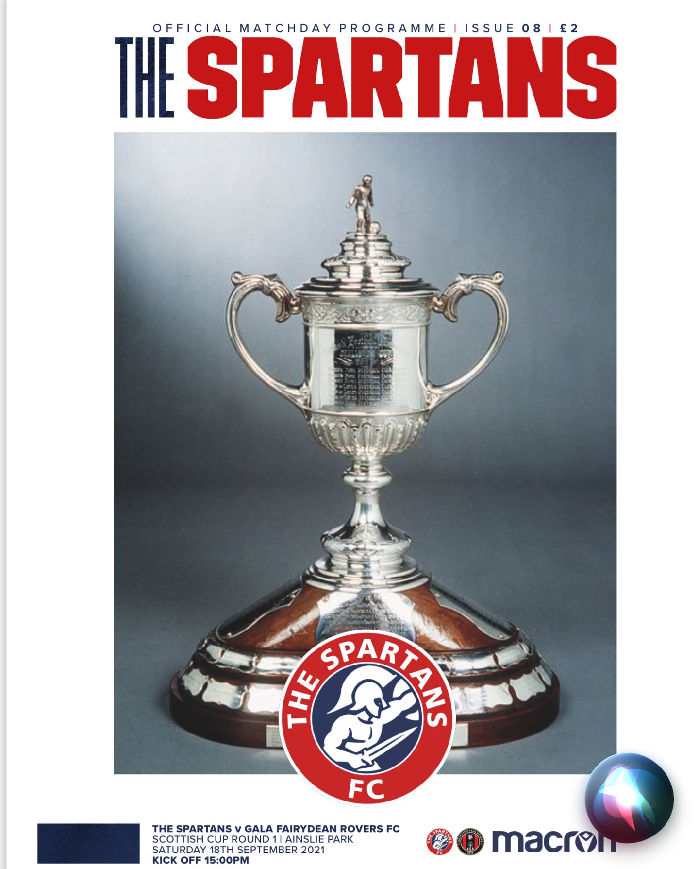 The Spartans vs Gala FR, Scottish Cup, 18/9/21