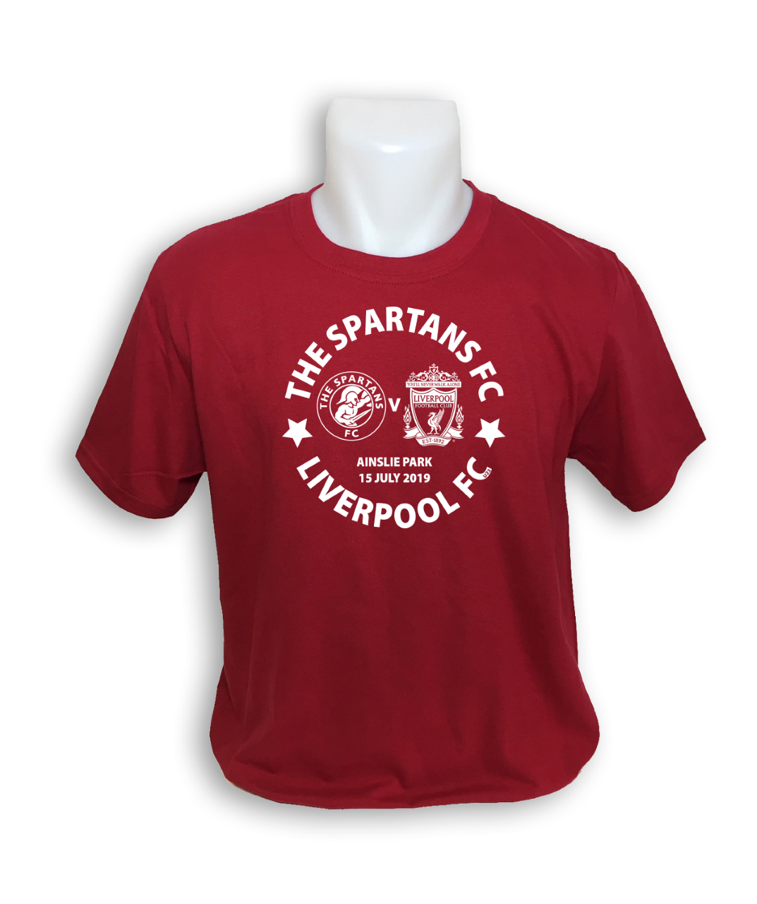 LIMITED EDITION Adult Spartans v Liverpool T Shirt