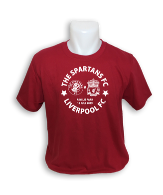 LIMITED EDITION **Adult Spartans v Liverpool T-Shirt**